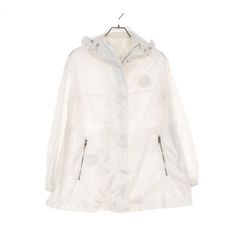 グッチ GUCCI ナイロンジャケット GG柄 ホワイト ナイロン ブルゾン レディース Used B