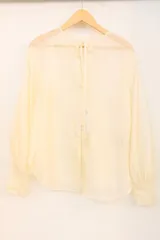 【中古】 Adam et Rope レディースブラウス F Adam et Rope/2Wayシアーブラウス/F/アイボリー
