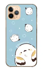 Galaxy S21 5G SC-51B SCG09 ケース ハードケース ギャラクシーS21 スマホケース シマエナガ 鳥 雪の妖精 モフモフ かわいい 可愛い いっぱい ゆるい キャラクター イラスト カラー01