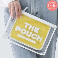 新品　MARC JACOBS マークジェイコブス 2P4SCP002S03 100 THE POUCH クリア ラージポーチ / クラッチバッグ
