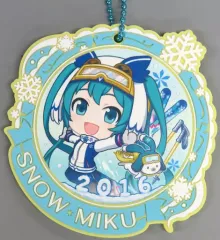【中古】キーホルダー 雪ミク/2016 雪ミクオールスターズ ラバーチャーム きゅんキャラいらすとれーしょんず 「一番くじ 雪ミク ～SNOW MIKU～ Second Season」 K賞