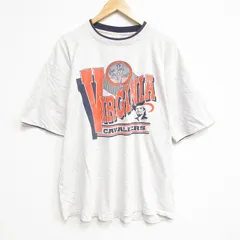XL/古着 半袖 ビンテージ Tシャツ メンズ 90s バージニア 大きいサイズ コットン クルーネック 薄グレー 霜降り 25aug12 中古