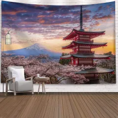 山の四季・猫の山盛り》古布藍染紅花柿渋芭蕉布刺子ミナタペストリー