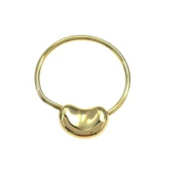 【名東】ティファニー リング ビーンズ ElsaPeretti 750YG イエローゴールド 9号 指輪