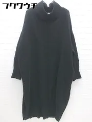◇ PATTERN TORSO パターントルソ antiqua ハイネック 長袖 膝丈 ワンピース ブラック レディース 【1102030042094】