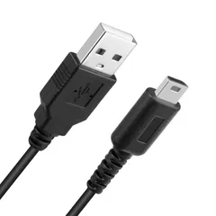 【特価セール】SZSL DS Lite 充電器 充電ケーブル USB電源コード DSL/NDSL/DSLiteなど兼用 急速充電 高耐久 断線防止1.2m【ブラック】