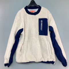 ◎◎BEAMS GOLF ビームスゴルフ 裏付き ボアフリース プルオーバー Sサイズ ホワイト
