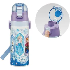【新品・送料無料】ディズニー アナと雪の女王 25 水筒 ロック付きワンプッシュダイレクトステンレスボトル 470ml SDC4