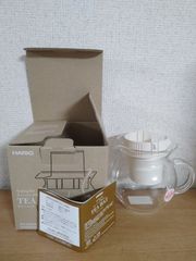 HARIO ティーバッグ用ポット ティーハット オフホワイト 300ml