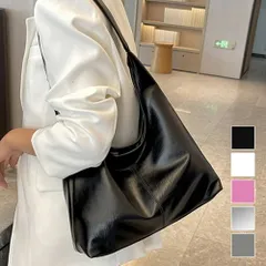 ワンショルダートートバッグ レディース 10代 20代 30代 韓国ファッション カジュアル おしゃれ バック 鞄 通勤 通学 無地 シンプル 黒