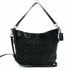 コーチ COACH ショルダーバッグ ハンド 肩掛け 2WAY ソーホー プリーテッド シグネチャー コンバーチブル キャンバス レザー F13744 /AQ ■GY18