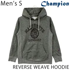 【USED／メンズS】CHAMPION リバースウィーブ マルケット大学 フーディ ヘザーグレー
