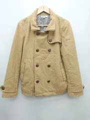 ◇ URBAN RESEARCH スタンドカラー ウール混 ジップアップ 長袖 ブルゾン ジャンパー サイズ38 キャメル系 レディース P  【1310020015199】