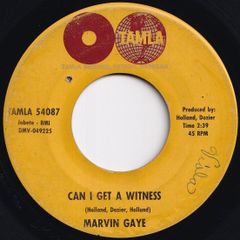 Marvin Gaye Can I Get A Witness / I'm Crazy 'Bout My Baby Tamla US 54087 211872 SOUL ソウル レコード 7インチ 45