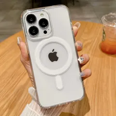 「ご注文先着 20 名様限定569」MagSafe対応 iPhone12~16ProMax全対応機種 ケース iPhone16ProMax マグセーフ15Pro 15ProMax  クリアケース 透明 耐衝撃 シンプルおしゃれ スマホケース アイホンケース