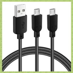 【人気商品】USB2.0 microBケーブル 2M 2本セット タイプA to マイクロBケーブル Mygatti OFC アンドロイドスマホ充電ケーブル スリム TYPE-A micro usbケーブル 5ピン 480Mbpsデータ転送 Android/加