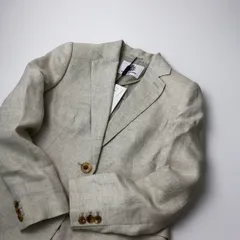 未使用 保管品 定価7.9万 OLD ENGLAND オールドイングランド リネンテーラードジャケット 36/ライトグレー【2400013347709】のサムネイル