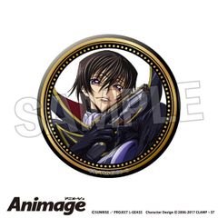 코드기어스 반역의 루루슈 Animage 기라기라캔 배지 vol.2 J 신품 정품 [PROOF]