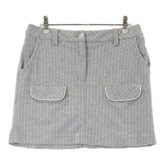 サイズ：M CALLAWAY キャロウェイ  インナー付 スカート ストライプ柄 グレー系 [240101390315]# ゴルフウェア レディース ストスト