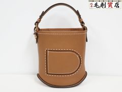 デルヴォー Delvaux Pin Mini Bucket パン ミニ バケット サーピケ トリヨンソフト ベジタル アイボリー AA0607ATT0ADNDO 極上美品 バッグ
