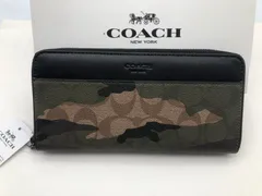 2024年最新】コーチ 長財布 COACH ラウンドファスナー 長財布 迷彩