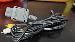 任天堂純正★N64/NGC/スーパーファミコン/SNES　SFC　AVケーブル　モノラル