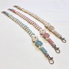 【選べるカラー】マクラメスマホストラップ