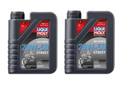 【2本セット】リキモリ　モーターバイクHDシンセ 20W-50（1L）ストリート