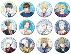 [중고] 배지 핀즈(캐릭터) 전 12종 세트 [아이돌 마스터 SideM 트레이딩캔 배지 Happy Resort Wedding Ver.]