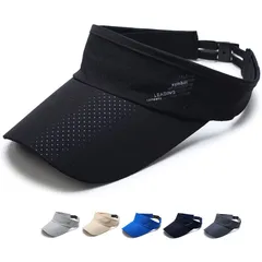 一部当日発送帽子 メンズ サンバイザー UVカット 日除け つば広 つば長 紫外線対策 日焼け UPF50+ 通勤 山登り 自転車 洗える xinyuda62