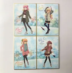 【まとめ売り】 まちカドまぞく 吉田優子 千代田桃 リリス 陽夏木ミカン 色紙 きゃらっとくじ 4点セット