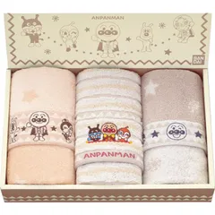 【在庫処分】それいけ!アンパンマン フェイス・ウォッシュタオルセット AP27253
