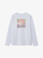 値下げしました　新品　正規品　ザ・ノース・フェイス　ロングスリーブ ES フラワーボックスロゴティー（レディース） THE NORTH FACE 長袖Ｔシャツ　NTW32582　25SS　★6500　メール便にて発送