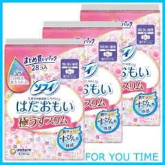 【人気商品】ソフィ はだおもい 極うすスリム 260 羽つき 28枚×3個のサムネイル