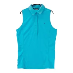 サイズ：M J.LINDEBERG ジェイリンドバーグ  ノースリーブポロシャツ  ブルー系 [240101398473]# ゴルフウェア レディース ストスト