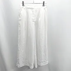 ◇ ⊂ N.Natural Beauty Basic ガウチョパンツ サイズM ホワイト レディース E  【1410100033553】