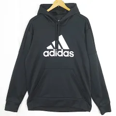 アディダス adidas CLIMAWARM プルパーカー 裏起毛 L ブラック 2sa6608