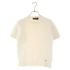 DSQUARED2 (ディースクエアード) 18AW アルパカ 半袖 ニット セーター レディース ホワイト S72HA0818のサムネイル