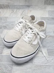 ◇ VANS ヴァンズ オールドスクール v36cf スニーカー シューズ サイズ23.0 ベージュ レディース P  【1402270017877】