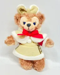 東京ディズニーシー ぬいぐるみバッジ Duffy's Christmas 2014 シェリーメイ(ベージュ)/FELICE NATALE 2014