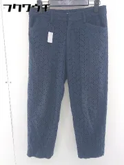 ◇ JOURNAL STANDARD relume 総刺繍 テーパードパンツ サイズ 38 ネイビー レディース  【1109150001574】