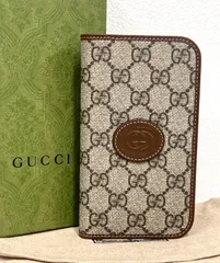 あ*こ様 【新品】GUCCI GGパターン iPhone15 手帳型ケース 楽天市場】GUCCI iPhone ケース 手帳型（スマートフォン・携帯