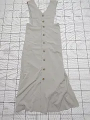 ◇ Θ ROPE PICNIC ロペピクニック 大人系 - ロング ジャンパースカート サイズ38 グレージュ系 レディース E  【1508200026527】