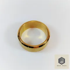 シンプル リング 太め ゴールドのサムネイル