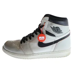 NIKE SB (ナイキエスビー) AIR JORDAN 1 RETRO HIGH OG DEFIANT NYC TO PARIS エアジョーダン 1 ディファイアント ハイカットスニーカー グレー US9.5/27.5cm CD6578-006
