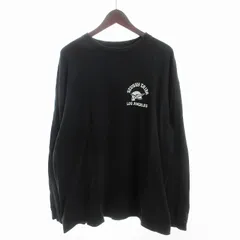ステューシー STUSSY TRIBE LOSANGELES Tシャツ カットソー 長袖 バックプリント コットン 黒 ブラック XL ■SM3のサムネイル