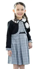 新品　コサージュ 付け襟 リバーシブル 卒園 ボレロ 幼稚園 入学式 小学生 リボン 卒園式 定番 女の子 ラメ 上品 キッズ セレモニー 4点セット 結婚式 発表会 フォーマルワンピース 七五三 [RIO] リオ