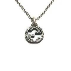 【中古】GUCCI インターロッキングG ネックレス 50cm GG グッチ[66]