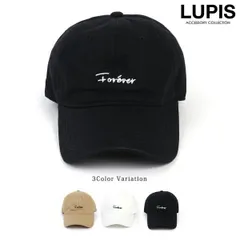 キャップ レディース 帽子 シンプル ロゴ 刺繍 ブラック ホワイト ベージュ ルピス LUPIS hat0014