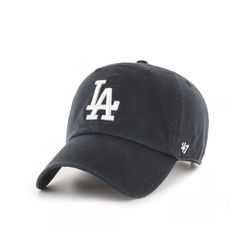 【新品・未使用】'47 6PANEL CAP (Dodgers CLEAN UP) BLACK フォーティーセブン 6パネルキャップ (ドジャース クリーンアップ) ブラック